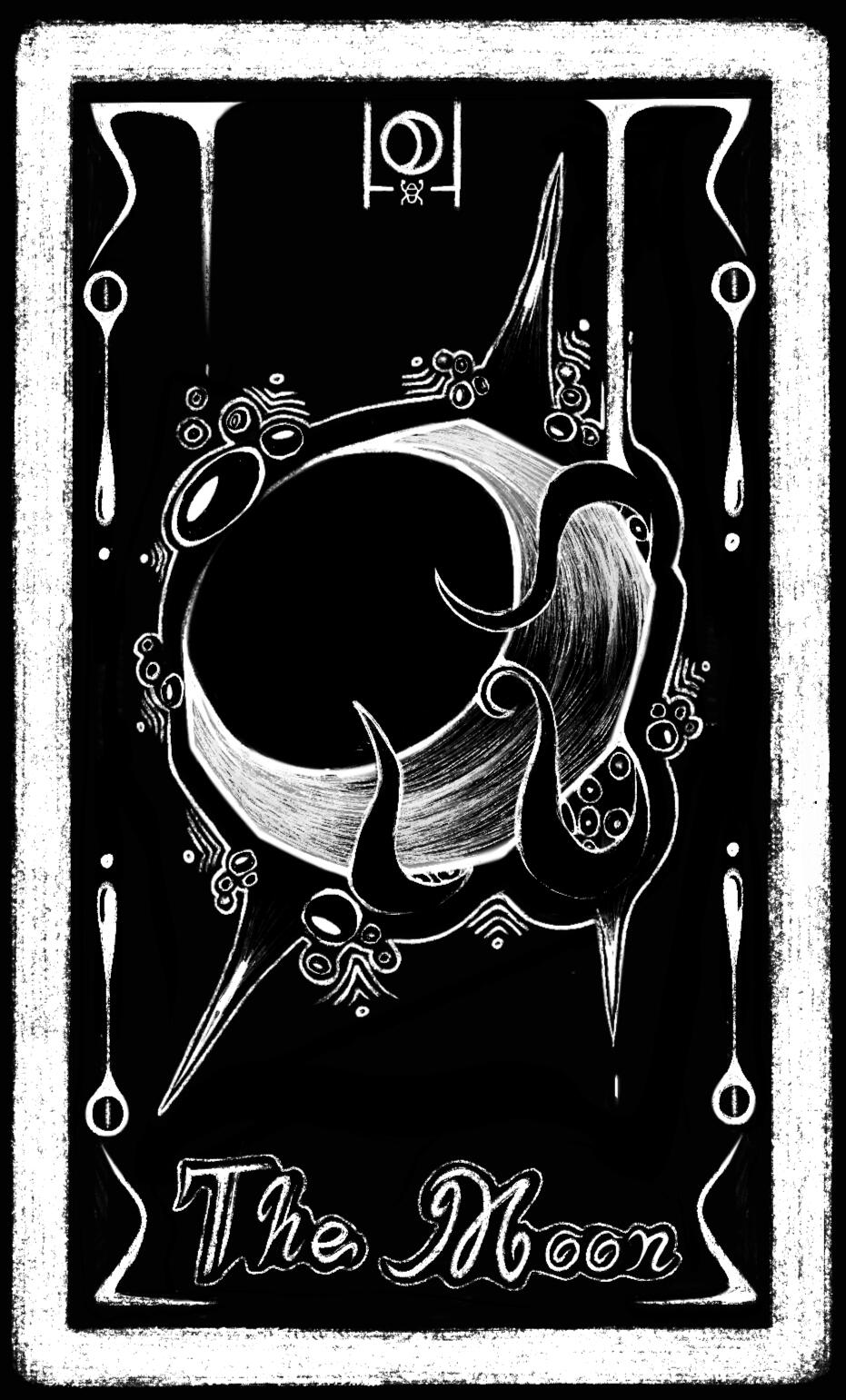 The Moon Eldritch Tarot Card