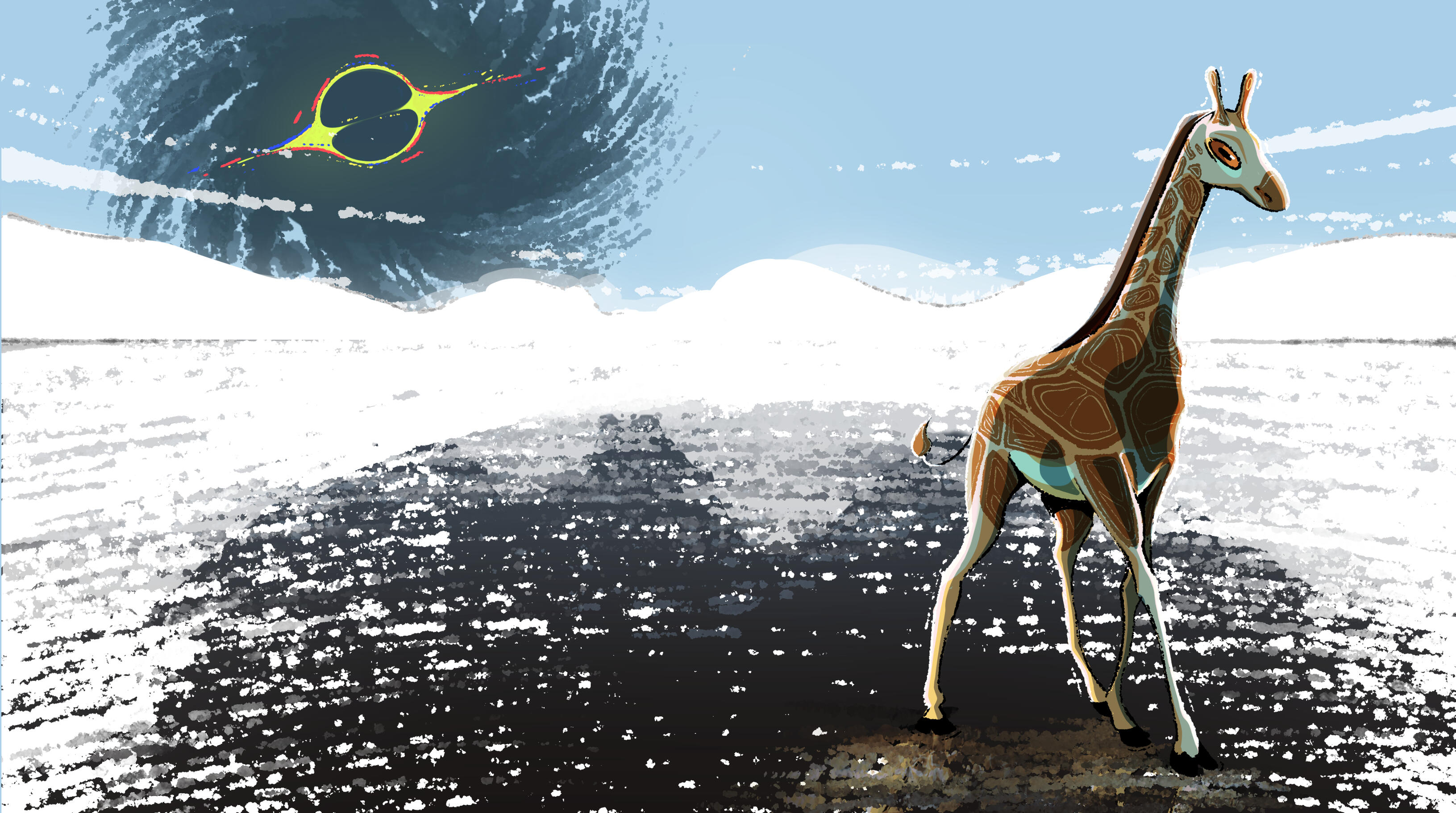 Winter Giraffe