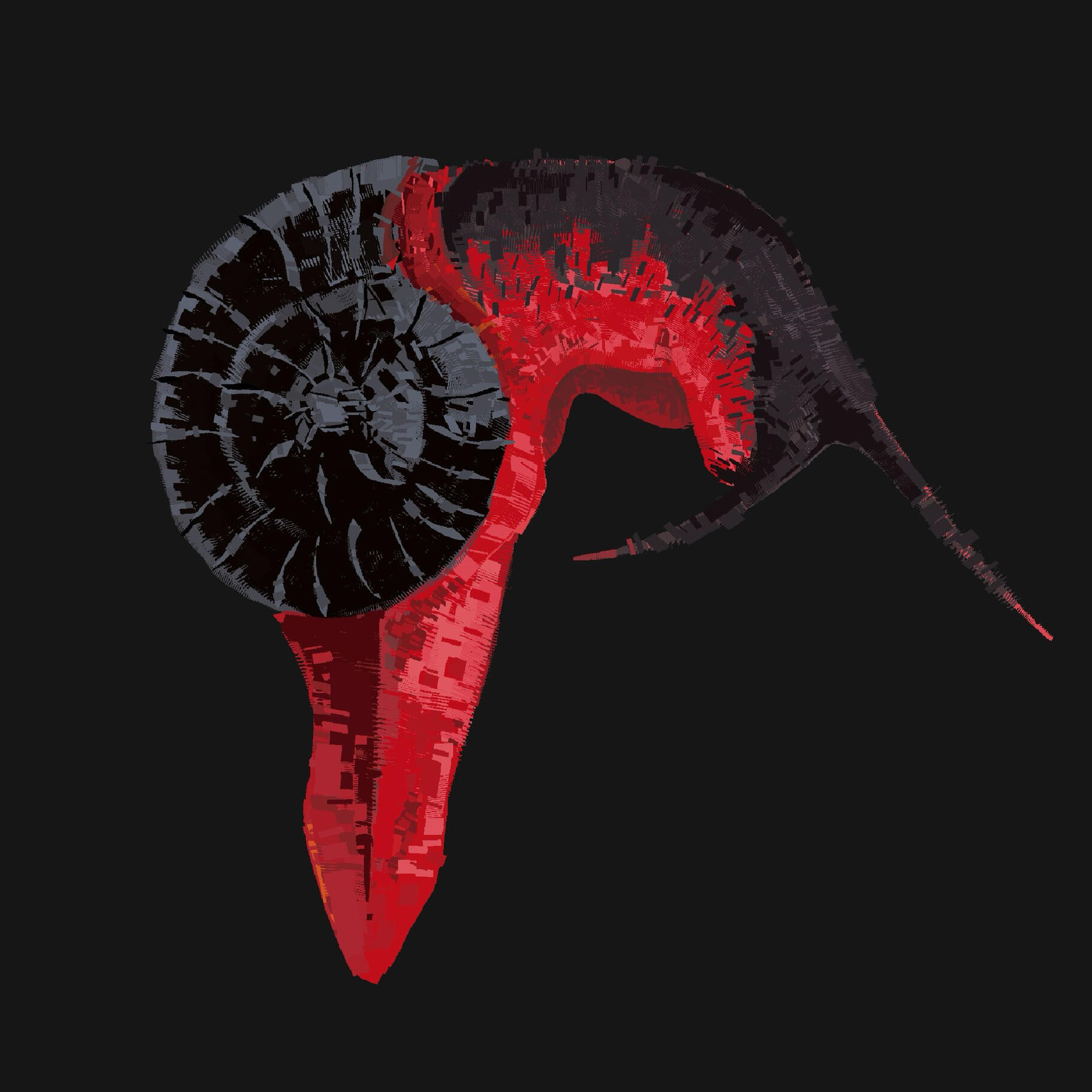 Scaly-foot Gastropod (Charcoal)