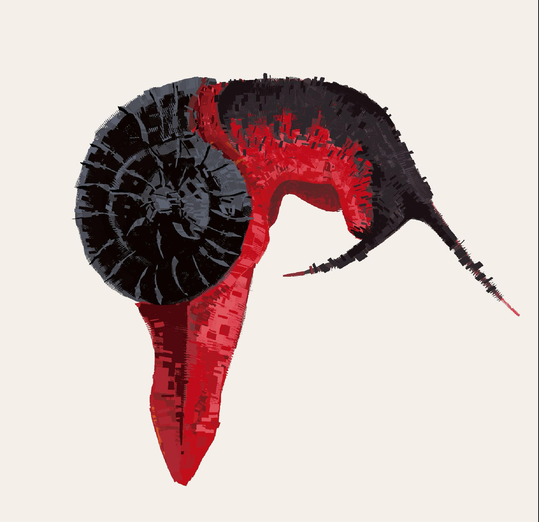 Scaly Foot Gastropod (Cream)